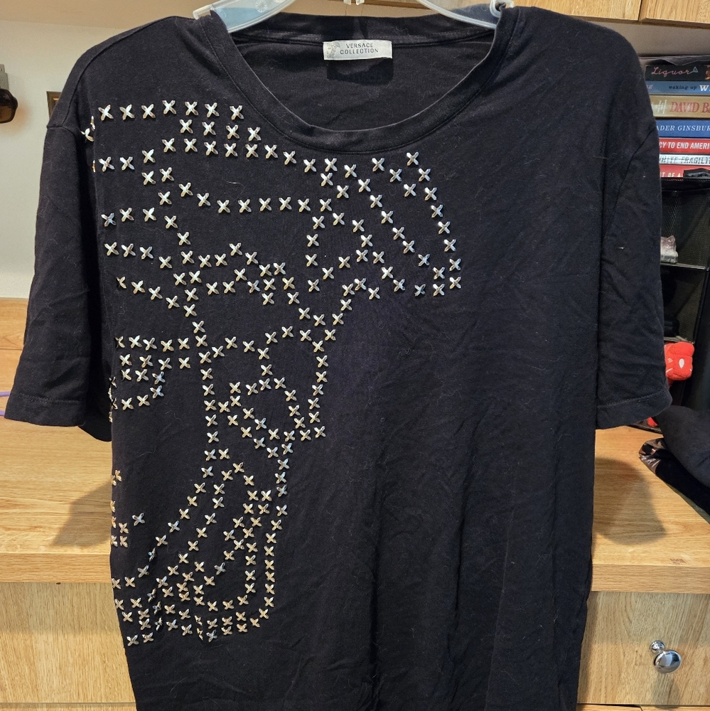 Versace Collection Studded T-shirt